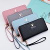 new wallet women's handbag long zipper wallet Korean fashion lychee pattern large capacity mobile phone bag 