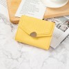  new small wallet women's Korean version anti degaussing small, fresh, small and simple women's thin multi card zero wallet 