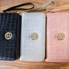 new women's purse double layer long women's handbag double zipper fashion fashion multi card position high-capacity grab 