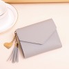 Wallet ladynew short tassel pendant litchi pattern wallet card bag holding lovely zero wallet in stock 