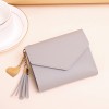 Wallet ladynew short tassel pendant litchi pattern wallet card bag holding lovely zero wallet in stock 