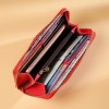 New Retro women's Long Wallet large capacity multi card zipper handbag fashion personalized European and American Wallet 