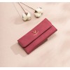 new Korean women's wallet long fashion handbag frosted deer head zipper buckle mobile phone bag wholesale 