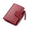 Foreign trade source bag women 2019 short wallet fashion soft leather multifunctional wallet zero wallet wholesale 