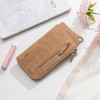 Foreign trade source new women's purse Vintage frosted long multifunctional handbag cross-border handbag