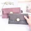  New Student Wallet Korean frosted multi card zipper wallet women's long handbag 30% off wholesale 