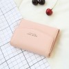 Cross border women's wallet short 2021 new fashion wallet simple Korean women's small bag wallet buckle zero wallet 