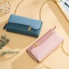 2020 new women's wallet simple fashion multifunctional horizontal mobile phone bag summer versatile single shoulder diagonal bag 