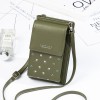 Manufacturer direct selling new women's Long Wallet multifunctional Korean Mini messenger bag printed mobile phone bag zero wallet 