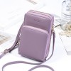 Cross border new Korean fashion large capacity diagonal bag solid color multifunctional mobile phone bag women's messenger 2019 single shoulder bag 