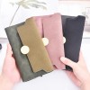  New Student Wallet Korean frosted multi card zipper wallet women's long handbag 30% off wholesale 