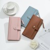 New women's long wallet wholesale Korean fashion thin multi Card Wallet direct selling soft PU Wallet 