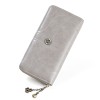 New Retro women's Long Wallet large capacity multi card zipper handbag fashion personalized European and American Wallet 