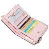 Wallet 2021 cross border new texture double zipper women's wallet Korean fashion contrast color short Wallet 