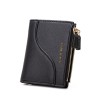 Wallet 2021 cross border new texture double zipper women's wallet Korean fashion contrast color short Wallet 