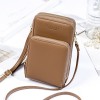 Cross border new Korean fashion large capacity diagonal bag solid color multifunctional mobile phone bag women's messenger 2019 single shoulder bag 