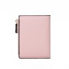 Wallet 2021 cross border new texture double zipper women's wallet Korean fashion contrast color short Wallet 