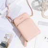 Cross border new Korean fashion large capacity diagonal bag solid color multifunctional mobile phone bag women's messenger 2019 single shoulder bag 