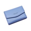 Cross border women's wallet short 2021 new fashion wallet simple Korean women's small bag wallet buckle zero wallet 