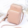 Cross border new Korean fashion large capacity diagonal bag solid color multifunctional mobile phone bag women's messenger 2019 single shoulder bag 