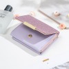 2019 women's short wallet Korean fashion bright face 30% discount small teaching bag multi card student zero wallet in stock 