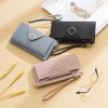 Cross border new Japanese and Korean women's long mobile phone bag high-capacity student's hand bag trendy wallet can be customized 