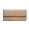 new women's wallet Korean fashion frosted hand bag long bronzed zipper buckle mobile phone bag 