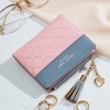 Swdvogan new wallet women's short 2019 Korean fashion tassel versatile zipper women's wallet zero wallet 