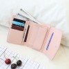 Cross border women's wallet short 2021 new fashion wallet simple Korean women's small bag wallet buckle zero wallet 