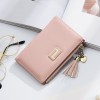 New women's wallet Korean fashion zipper medium and long handbag multi card slot thin Pu wallet wholesale 