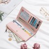 Cross border supply new wallet women's Korean fashion multi Card Wallet Zipper buckle long wallet wholesale 