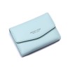 Cross border women's wallet short 2021 new fashion wallet simple Korean women's small bag wallet buckle zero wallet 