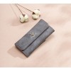 new Korean women's wallet long fashion handbag frosted deer head zipper buckle mobile phone bag wholesale 