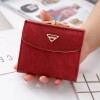  new women's short wallet Korean fashion canvas 20% discount small teaching bag multi card slot zero wallet wholesale 