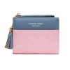 Swdvogan new wallet women's short 2019 Korean fashion tassel versatile zipper women's wallet zero wallet 