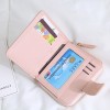 Cross border 2021 new wallet women's short wallet Japanese and Korean version simple fashion zipper small bag buckle Wallet 