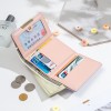 women's short wallet Korean fashion bright face 30% discount small teaching bag multi card student zero wallet in stock 