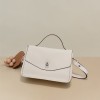 Genuine leather hand-held shoulder bag for women, autumn and winter crossbody bag, mailman's headband layer 