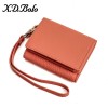 New Wallet Women's Short Multi functional Head Layer Cowhide Coin Bag Zero Wallet Keychain 