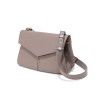 Postal bag with niche design, crossbody bag, versatile for commuting, large capacity leather shoulder bag 
