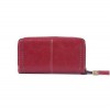 Retro Oil Wax Skin Hollow Wallet Korean Version Large Capacity Phone Bag for Women 
