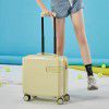 18 inch small portable suitcase for women, 20 inch boarding universal silent wheel travel box 