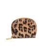 Minimalist Fashion Card Bag Women's Multi slot Card Clip Women's Leopard Pattern Wallet 