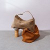 New autumn and winter crossbody pillow bag, single shoulder bag, frosted cowhide, versatile for commuting 