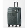 Zipper suitcase for women, small 20 inch boarding, lightweight trolley case, 24 travel case for men 