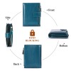 Genuine leather wallet women's short multi-functional zipper women's wallet large capacity card clip zero wallet 