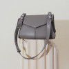 Postal bag with niche design, crossbody bag, versatile for commuting, large capacity leather shoulder bag 