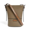 Crossbody bag for women, summer bucket bag, high-end Korean version, niche girl shoulder bag, phone bag, genuine leather 