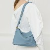 Women's bag genuine leather single shoulder crossbody women's bag top layer cowhide geometric tote bag green bag 