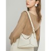 Women's bag genuine leather single shoulder crossbody women's bag top layer cowhide geometric tote bag green bag 